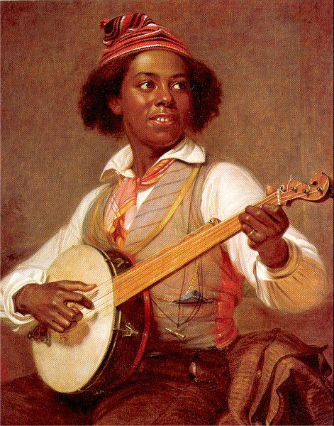 William Sidney Mount Banjo Player oil painting image
